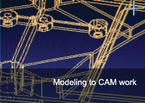 Modeling to CAM work